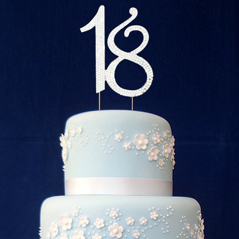 Scotamalone18 Cake Topper Premium Bling Rhinestone Diamond Gems - Image 4